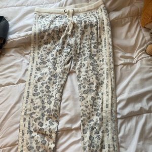 Cheetah print joggers